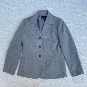 Jones Wear Studio Suit Woman formal office gray color blazer size 10